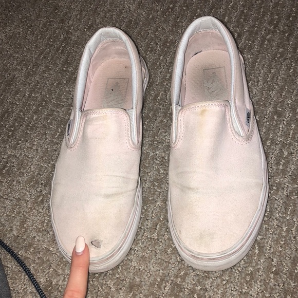 dirty pink vans